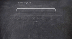 Desktop Screenshot of marketdesign.biz